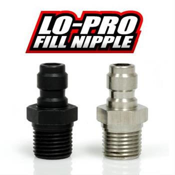 TechT Lopro haute pression Fill nipple-Noir-paintball-NEUF 