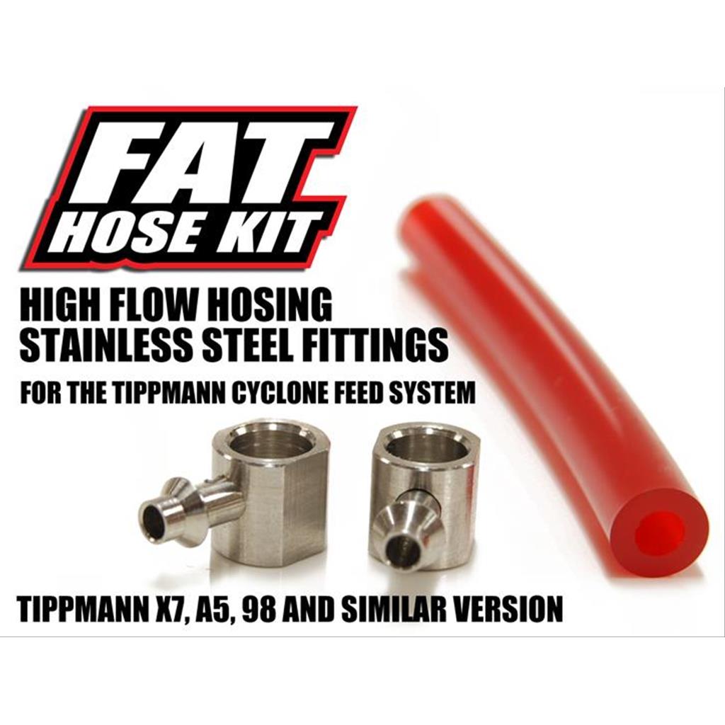 for Tippmann A5/X7 Markers TECHT Fat Hose Kit Clear 